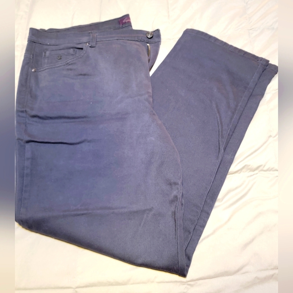 Gloria Vanderbilt 'Amanda' Gray Stretch 18W